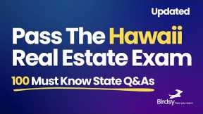 🎯 Ace Your Hawaii Real Estate Exam: 100 Must Know Q&As! 🎯