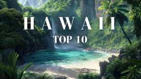 TOP 10 Places To Visit In Hawaii | 4K | Hawaii Travel Guide 2024