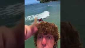 LEARNING HOW TO SURF IN HAWAII #shorts