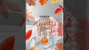 Happy Thanksgiving! 🍂