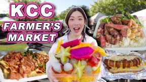 Ultimate KCC Farmer's Market Guide || [Honolulu, Hawaii] Must Try Local Food Tour!