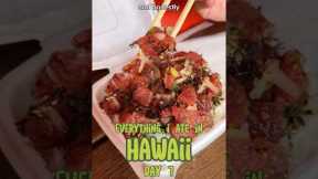 Everything I Ate in Hawaii DAY 7 🌺 Ono Seafood Poke, Ice Cream, Hawaiian Food #foodie #oahu #hawaii