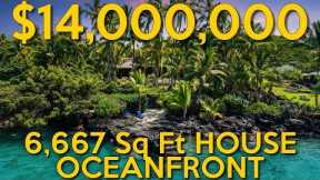 BREATHTAKING LUXURY Oceanfront Balinese Estate in Keauhou Bay Auction Property