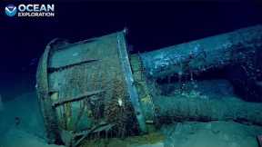 EX2502 Dive 06 Wreck of USS Nevada BB 36 Mar 24 2025