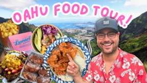 HAWAII’S Most Scenic Food Tour!! Must Eat Waikiki to North Shore OAHU