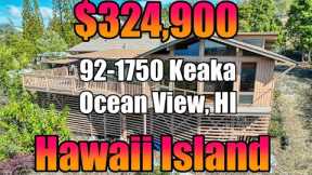 Offered at $324,900. 92-1750 Keaka, Ocean View, Big Island Hawaii Real Estate: MLS#719891