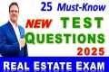 25 NEW Test Questions to pass the
