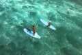 Surfing at Kahalu'u Beach Park, Kona