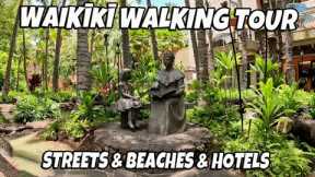 Waikiki Walking Tour | Hawaii Walking Tour on The Streets and Beaches in Waikiki | Hawaii Walking