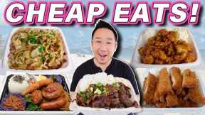 AFFORDABLE FOOD SPOTS in Hawaii! || [Oahu, Hawaii] Local Cheap Eats Gems!