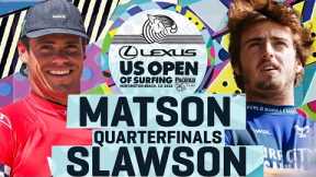 Kade Matson vs Levi Slawson I  Lexus US Open of Surfing 2025 - Challenger Quarterfinals