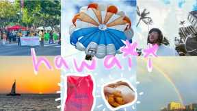 solo travel in hawaii 🌸 parasailing, moped, sailing, food trip! 🪂🛵⛵ [taglish vlog]