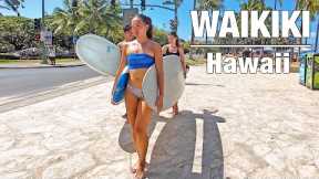 WALKING TOUR Waikiki Streets and Beaches ☀️ HAWAII PEOPLE #walkingtour #hawaii #travelvlog