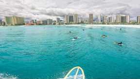 Swell of the Summer Waikiki | August 9th, 2025 | Teahupo'o Tow Swell Hits O'ahu | RAW POV