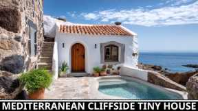 Tiny House on a Mediterranean Cliff | Dream Minimalist Design by the Sea
