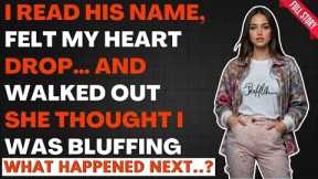 I Read His Name, Felt My Heart Drop… and Walked Out She Thought I Was Bluffing