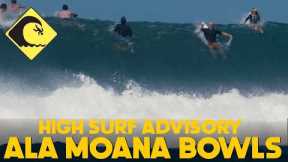 LARGEST SOUTH SWELL OF THE YEAR AT ALA MOANA BOWLS