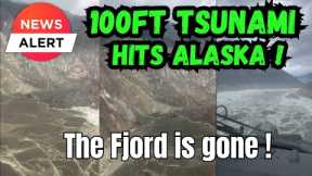 Pure CHAOS out of Nowhere !⚠️MEGA-LANDSLIDE AND MONSTER TSUNAMI⚠️rip through Tracey Arm Alaska !