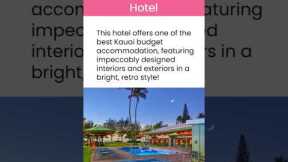 Best #budget #hotels on #kauai #hawaii #shortsclip #travel #travelblogger #aloha