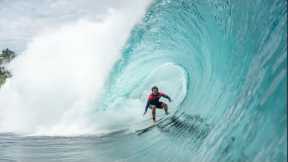Scoring Green Bush in the Mentawai Islands. Switch Stance...