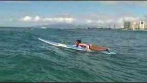 Surfing on Waikiki