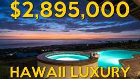 🏝 Hawaii Luxury House Tour | Kailua-Kona Home with Pool, Spa & Sunset Views