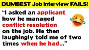 The FUNNIEST, Dumbest Job Interview FAILS!