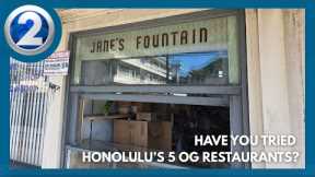 Honolulu’s 5 OG restaurants: You’ll not be ‘sari’ you tried it