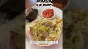 Authentic Hawaiian Food! #shorts #bigisland #hawaii #kona #eats ➡️ Kaaloa’s Super J’s 👍