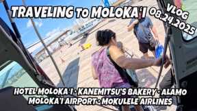 Traveling to Molokai Returning to Honolulu | Hotel Molokai | Kaunakakai | Kanemitsuʻs Bakery | Molok