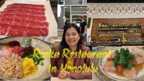 Rinka Restaurant in Honolulu || One of the best Japanese Restaurant in Hawaii || #HawaiisBest