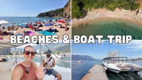 Exploring Budva Beaches: Ballerina Statue, Mogren Beach & Hawaii Island. Montenegro Travel Vlog.
