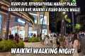Waikiki Walking Night | Kuhio Ave,