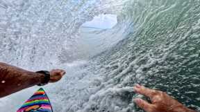 Mason Ho Picking Up Trash And Surfing POV 
