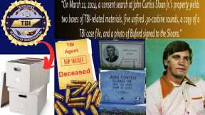 2 Boxes of TBI Material Conficated With A  Photo Of Buford, TBI Agent Deceased