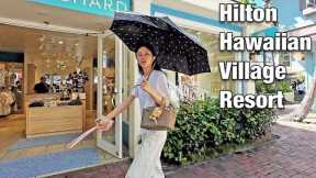 WALKING TOUR 🌴 The Hilton Hawaiian Village to Kalakaua Ave in Waikiki Hawaii