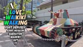 Waikiki Walking | Waikiki Beach, Sheraton Waikiki, Royal Hawaiian Hotel & Center, Lewers St, Army Mu