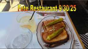 Fete Restaurant Lunch 9/30/25 in Honolulu, Oahu, Hawaii
