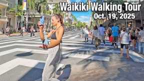 WAIKIKI HAWAII Today 🌺 Oct 19th, 2025 Walking Tour