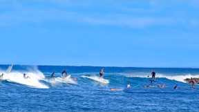 Pua'ena Chaos 😱💀 I’ve Never Seen THIS Many Surfers on One Wave North Shore Hawaii