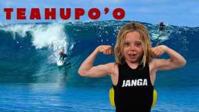 POV: You're 8 Years Old Surfing Teahupo'o