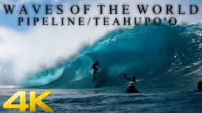 🔵(4K) ASMR -  BANZAI PIPELINE AND TEAHUPO'O - NEW STORE LOOP - 2025