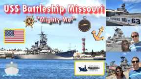OAHU HAWAII: Exploring Battleship Missouri Memorial in Pearl Harbor, Hawaii + WALKING TOUR 🇺🇸