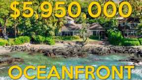 LUXURY Oceanfront Puako Hawaii Real Estate