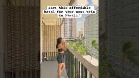 Super affordable/beautiful hotel in Waikiki, with FREE parking! #travel #oahu #hawaii #explore