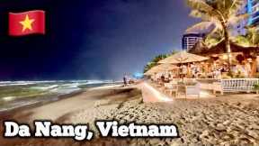 Da Nang Rainy Season NIGHT WALK 🌧️ My An Beach Update | Real Weather, Vibes & Flooding Check!