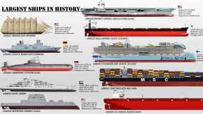The Largest Ships Ever Built In History (Different Ship Types)