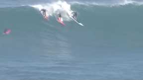 High surf continues on Oahu's North Shore