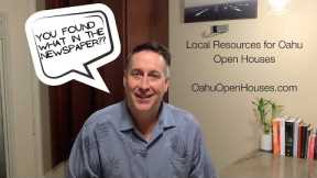 How to find Open Houses on Oahu - Hawaii Real Estate Oahu Open Houses