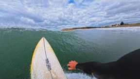 TORQUAY POINT VLOG - *RAW POV SURFING*